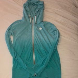 Nike ombré lightweight zip sweatshirt